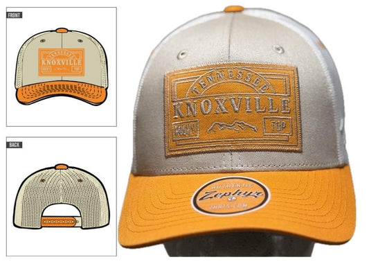 Knoxville Tennessee Rocky Top Cap TWL/CTN EMB HF Found MTN TN Waxed